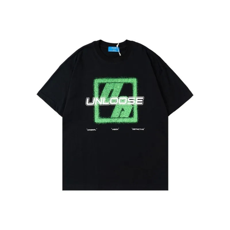 Men's Patchwork print Short Sleeve T-Shirt